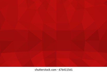 Light Red vector modern geometrical abstract background. Texture, new background. Geometric background in Origami style with gradient. 