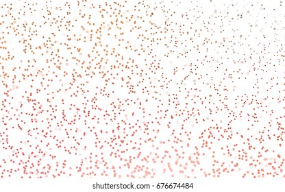 Light Red vector modern geometrical circle abstract background. Dotted texture template. Geometric pattern in halftone style with gradient. 