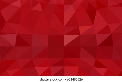 Light Red vector modern geometrical abstract background. Texture, new background. Geometric background in Origami style with gradient. 