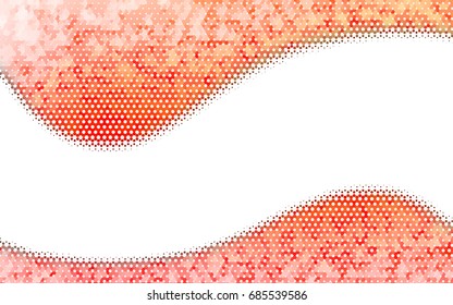 Light Red vector modern geometrical abstract background. Texture, brand-new background. Geometric background in Origami style with gradient. 
