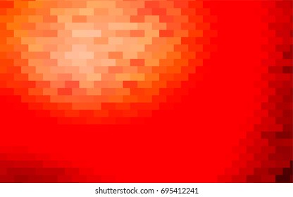 Light Red vector modern geometrical background. Abstract template. Geometric pattern in square style with gradient.