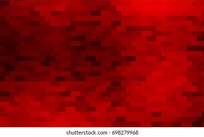 Light Red vector modern geometrical background. Abstract template. Geometric pattern in square style with gradient.