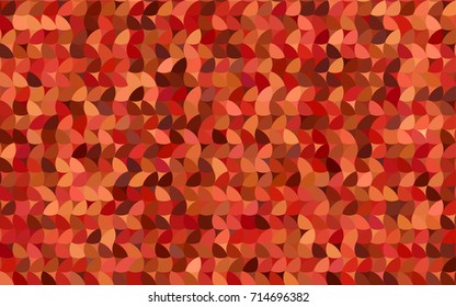 Light Red vector modern geometrical circle abstract background. Dotted texture template. Geometric pattern in halftone style with gradient. 