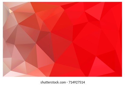 Light Red vector modern geometrical abstract background. Texture, new background. Geometric background in Origami style with gradient. 