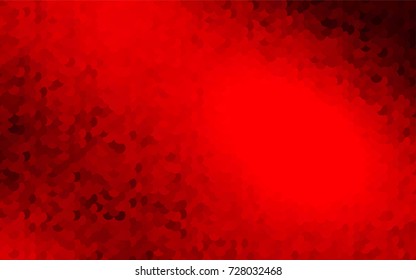 Light Red vector modern geometrical circle abstract background. Dotted texture template. Geometric pattern in halftone style with gradient. 