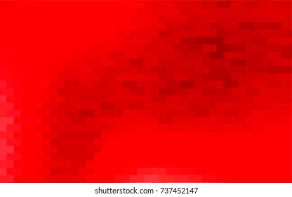 Light Red vector modern geometrical background. Abstract template. Geometric pattern in square style with gradient.