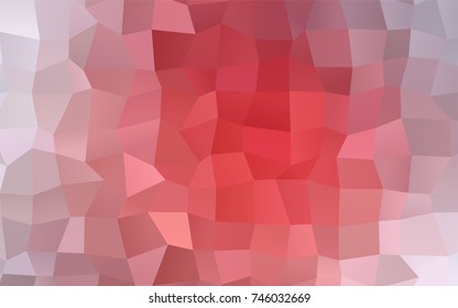 Light Red vector modern geometrical background. Abstract template. Geometric pattern in square style with gradient.