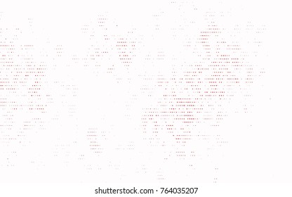 Light Red vector modern geometrical circle abstract background. Dotted texture template. Geometric pattern in halftone style with gradient. 