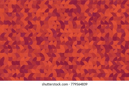 Light Red vector modern geometrical circle abstract background. Dotted texture template. Geometric pattern in halftone style with gradient. 