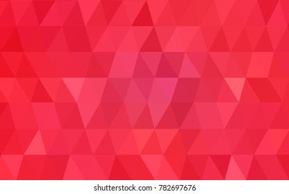 Light Red vector modern geometrical abstract background. Texture, new background. Geometric background in Origami style with gradient. 