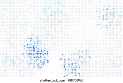 Light Red vector modern geometrical background. Abstract template. Geometric pattern in square style with gradient.