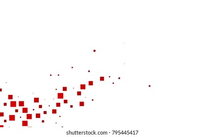 Light Red vector modern geometrical background. Abstract template. Geometric pattern in square style with gradient.