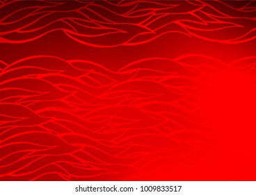 Light Red vector natural abstract texture. Decorative shining illustration with doodles on abstract template. Brand-new design for your business.