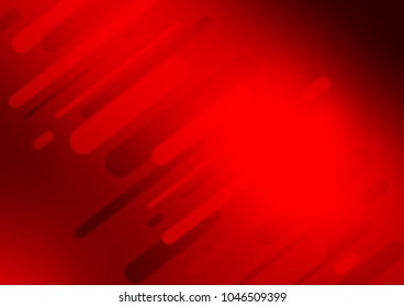 Light Red vector natural abstract template. Colorful abstract illustration with lines in Asian style. The pattern can be used for heads of websites and designs.