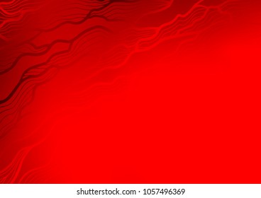 Light Red vector natural abstract background. A vague abstract illustration with doodles in Indian style. The pattern can be used for wallpapers and coloring books.