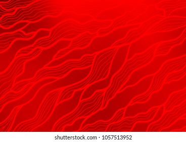 Light Red vector natural abstract pattern. Blurred decorative design in Indian style with Zen tangles. The pattern can be used for heads of websites and designs.