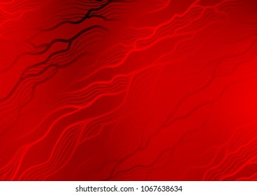 Light Red vector natural abstract pattern. A completely new color illustration in doodle style. The textured pattern can be used for website.