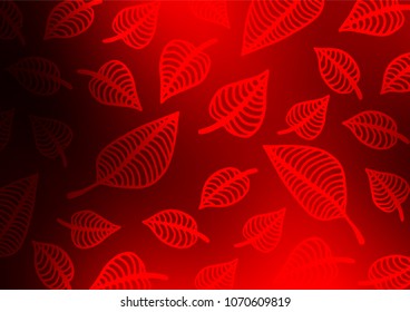 Light Red vector natural abstract texture. Colorful abstract illustration with lines in Asian style. A new texture for your design.