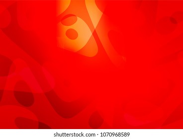 Light Red vector natural abstract template. Glitter abstract illustration with doodles and Zen tangles. The textured pattern can be used for website.