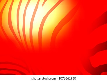 Light Red vector natural abstract background. A vague abstract illustration with doodles in Indian style. The elegant pattern can be used as a part of a brand book.