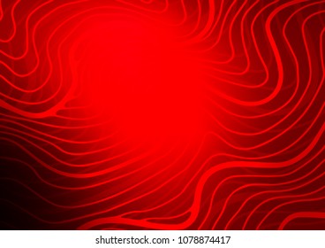 Light Red vector natural abstract pattern. Sketchy hand drawn doodles on blurred background. The textured pattern can be used for website.