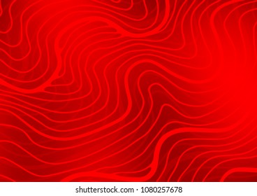 Light Red vector natural abstract pattern. Shining colored illustration with doodles in Zen tangle style. The doodle design can be used for your web site.