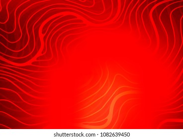 Light Red vector natural abstract pattern. Decorative shining illustration with doodles on abstract template. The pattern can be used for heads of websites and designs.