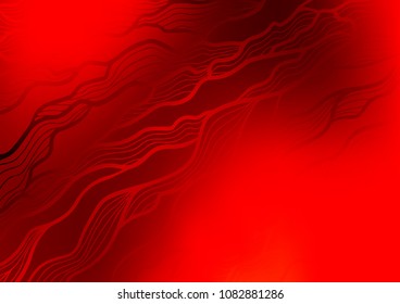 Light Red vector natural abstract template. Decorative shining illustration with doodles on abstract template. Brand-new style for your business design.