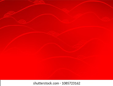 Light Red vector natural abstract texture. Sketchy hand drawn doodles on blurred background. The best blurred design for your business.