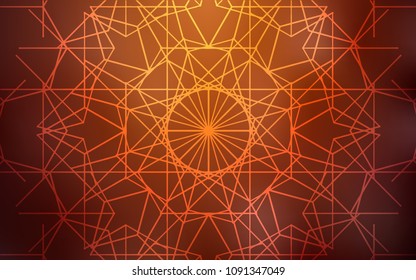 Light Red vector natural abstract pattern. Doodles created by child on blurred abstract background with gradient. A new texture for your design.