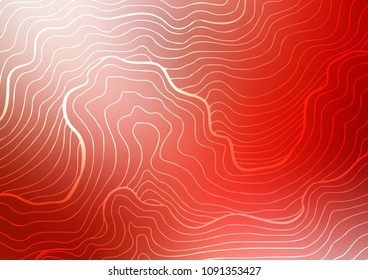 Light Red vector natural abstract texture. Creative illustration in blurred style with doodles and Zen tangles. Hand painted design for web, leaflet, textile.