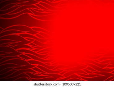 Light Red vector natural abstract pattern. Sketchy hand drawn doodles on blurred background. A completely new design for your business.