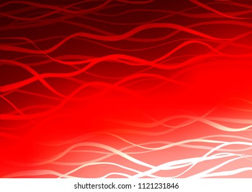 Light Red vector natural abstract background. Colorful illustration in abstract style with doodles and Zen tangles. The pattern can be used for heads of websites and designs.