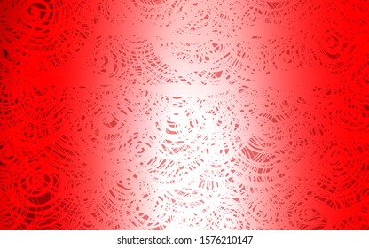 Light Red vector natural abstract design. Modern geometrical abstract illustration with roses. The pattern can be used for heads of websites and designs.