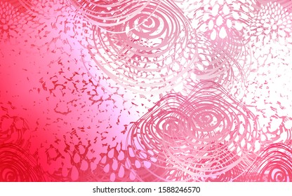 Light Red vector natural abstract design. flowers on elegant natural pattern with gradient. A new texture for your design.
