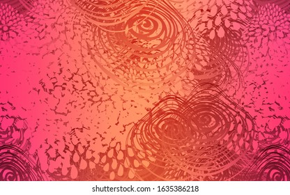 Light Red vector natural abstract background. Creative illustration in blurred style with flowers. Hand painted design for web, wrapping, wallpaper.