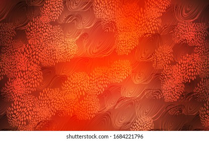 Diseño abstracto natural vectorial de color rojo claro. flores sobre un elegante patrón natural con gradiente. Nuevo diseño para su negocio.