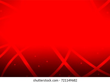 Light Red vector natural abstract template. Colorful abstract illustration with lines in Asian style. The pattern can be used for coloring books and pages for kids.