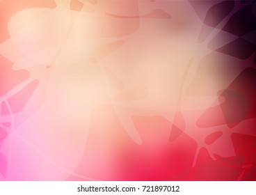 Light red vector natural abstract pattern. Brand-new colored illustration in blurry style with doodles drawn by child. Brand-new style for your business design.