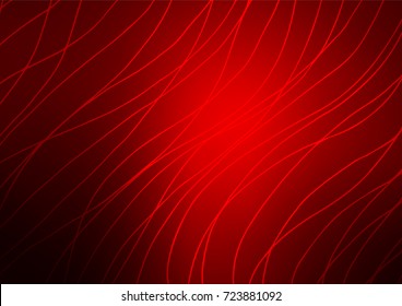 Light Red vector natural abstract texture. Doodles on blurred abstract background with gradient. Hand painted design for web, leaflet, textile.