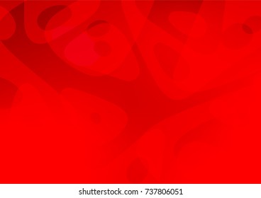 Light Red vector natural abstract pattern. A completely new color illustration in doodle style. The template can be used as a background for cell phones.