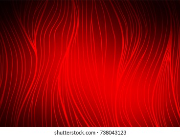 Light Red vector natural abstract pattern. Decorative shining illustration with doodles on abstract template. Hand painted design for web, leaflet, textile.