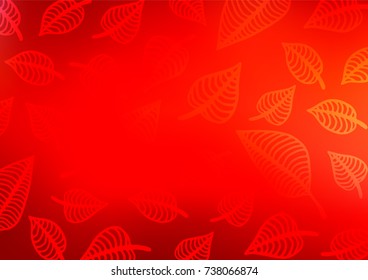 Light Red vector natural abstract pattern. Creative illustration in blurred style with doodles and Zen tangles. The pattern can be used for heads of websites and designs.