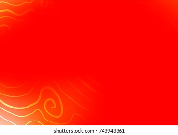 Light Red vector natural abstract template. An elegant bright illustration with lines in Natural style. The textured pattern can be used for website.