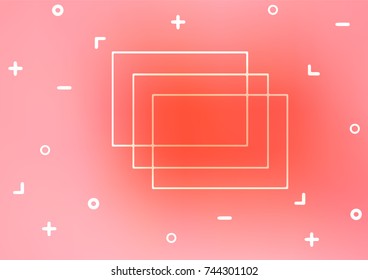 Light Red vector natural abstract background. Colorful illustration in abstract style with doodles and Zen tangles. The pattern can be used for heads of websites and designs.
