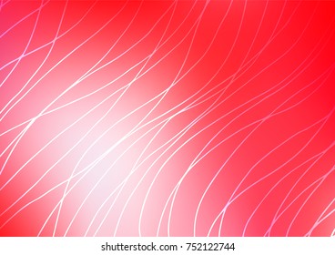 Light Red vector natural abstract background. Colorful abstract illustration with lines in Asian style. The pattern can be used for coloring books and pages for kids.