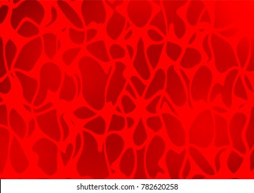 Light Red vector natural abstract template. Creative illustration in blurred style with doodles and Zen tangles. A completely new design for your business.