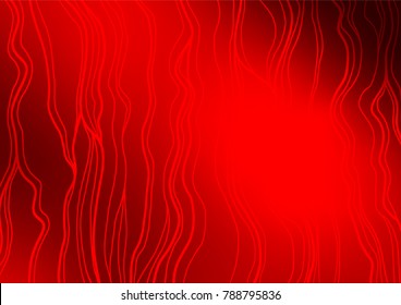 Light Red vector natural abstract template. An elegant bright illustration with lines in Natural style. Hand painted design for web, leaflet, textile.
