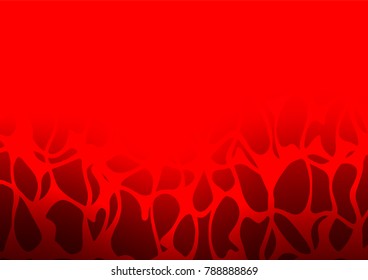 Light Red vector natural abstract template. Modern geometrical abstract illustration with doodles. The doodle design can be used for your web site.