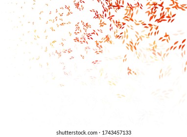 Vector de luz roja fondo natural con hojas. Ilustración abstracta geométrica moderna con hojas. El mejor diseño para su negocio.